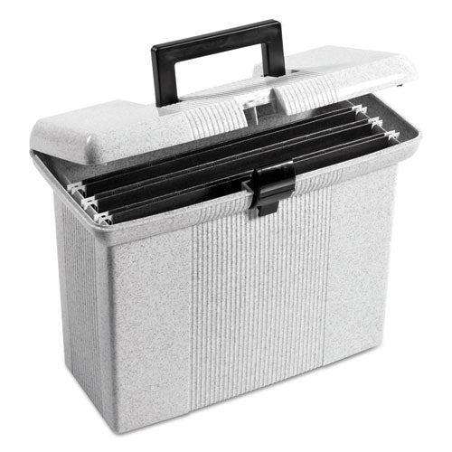 Image of Pendaflex® 41737 Portable File Boxes, Letter Files, 14.88" X 6.5" X 11.88", Granite