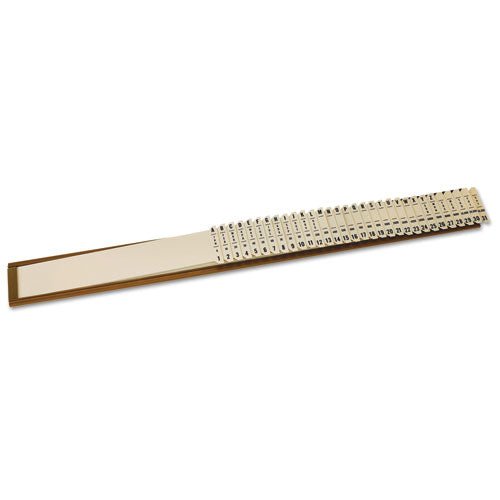 Image of Pendaflex® 40652 General Purpose Indexed Sorter, 31 Dividers, Alpha/Numeric/Month/Date/Day Index, Letter Size, Brown Frame