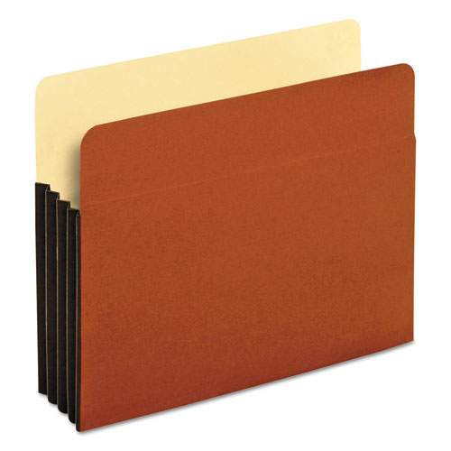 Image of Pendaflex® 63264 File Pocket with Tyvek, 3.5" Expansion, Letter Size, Redrope, 10/Box