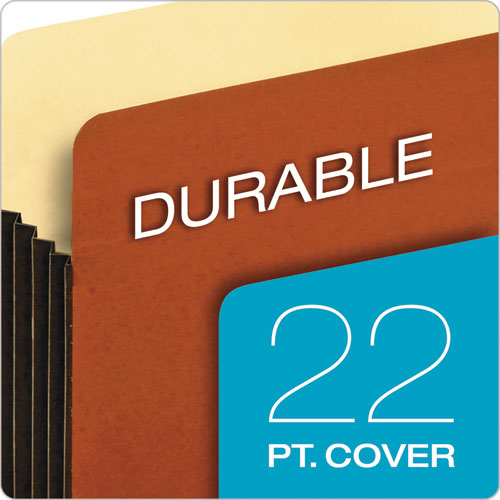 Image of Pendaflex® 64264 File Pocket with Tyvek, 3.5" Expansion, Legal Size, Redrope, 10/Box