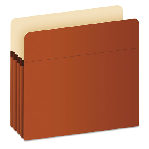 Image of PendaflexÂ® Pocket File, 3.5" Expansion, Letter Size, Red Fiber