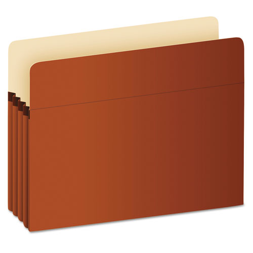 Image of Pendaflex® S36G Pocket File, 5.25" Expansion, Legal Size, Red Fiber