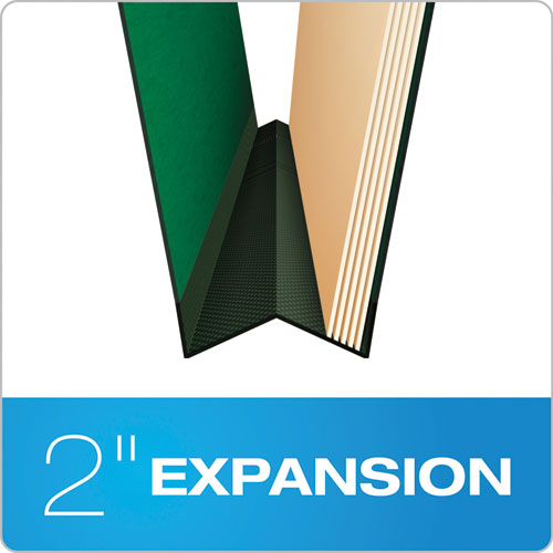 Image of Pendaflex® SER-2-GR Hanging-Style Personnel Folders, 5 Dividers with 1/5-Cut Tabs, Letter Size, 1/3-Cut Exterior Tabs, Green