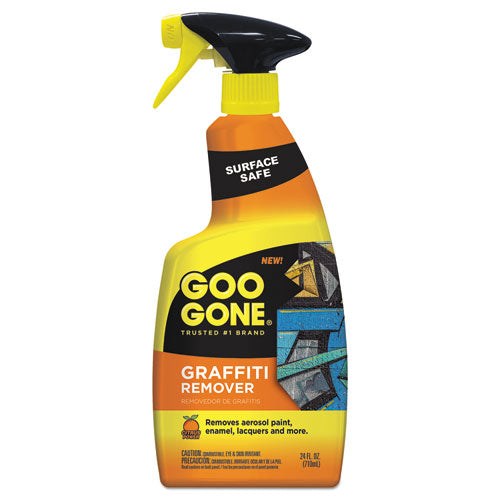 Image of Goo Gone® 2132 Graffiti Remover, 24 Oz Spray Bottle, 4/carton