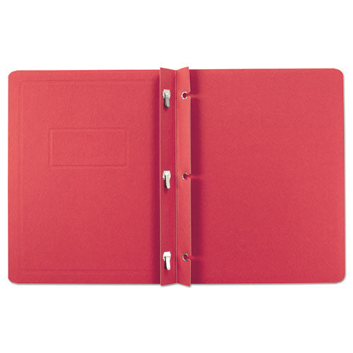 Image of Oxford 52511 Report Cover, Three-Prong Fastener, 0.5" Capacity, 8.5 X 11, Red/red, 25/box