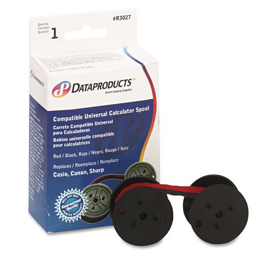 Image of Dataproducts® R3027 R3027 Compatible Ribbon, Black/red