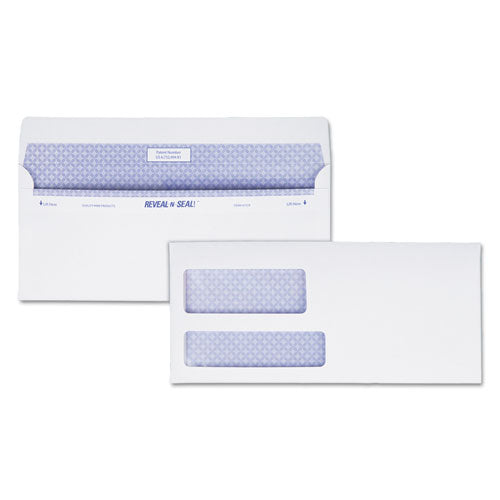 Image of Quality Park QUA67529 Reveal-N-Seal Envelope, #9, Commercial Flap, Self-Adhesive Closure, 3.88 X 8.88, White, 500/box