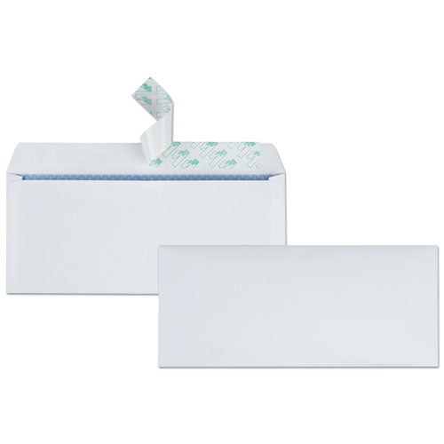 Image of Quality Park QUA69122 Redi-Strip Security Tinted Envelope, #10, Commercial Flap, Redi-Strip Heat-Resistant Closure, 4.13 x 9.5, White, 500/Box