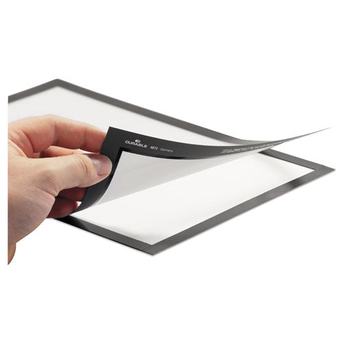 Image of Durable® 476901 Duraframe Sign Holder, 11 X 17, Black Frame, 2/pack