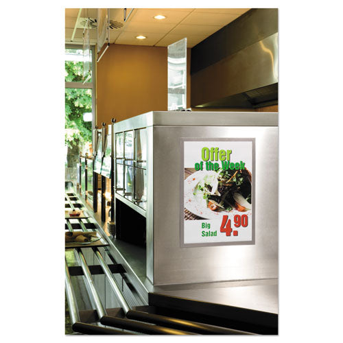 Image of Durable® 476901 Duraframe Sign Holder, 11 X 17, Black Frame, 2/pack