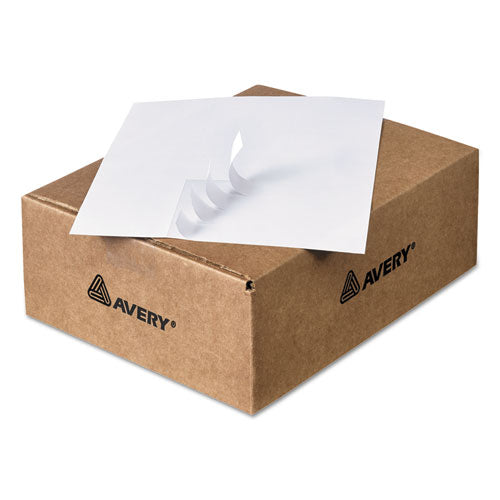 Image of Avery® 05334 Copier Mailing Labels, Copiers, 1 X 2.81, White, 33/sheet, 500 Sheets/box