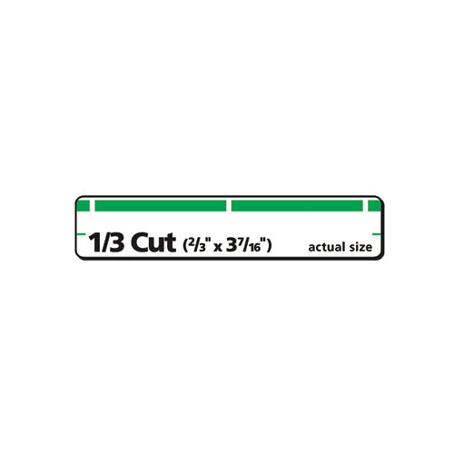 Image of Avery® 05866 Permanent Trueblock File Folder Labels With Sure Feed Technology, 0.66 X 3.44, White, 30/sheet, 50 Sheets/box