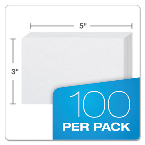 Image of Oxford 30EE Unruled Index Cards, 3 X 5, White, 100/pack