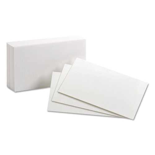 Image of Oxford 30EE Unruled Index Cards, 3 X 5, White, 100/pack