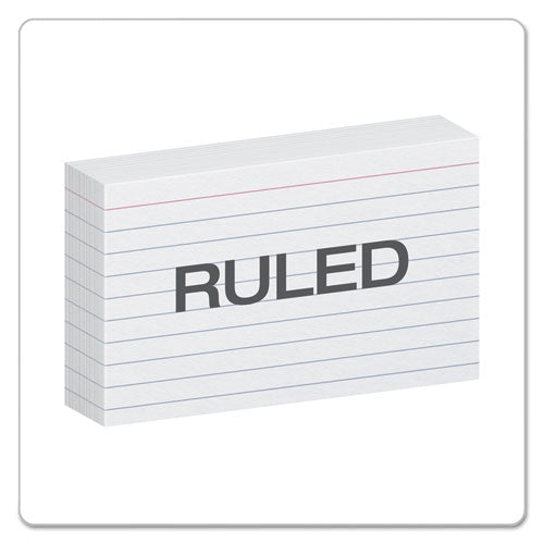 Image of Oxford 31EE Ruled Index Cards, 3 X 5, White, 100/pack