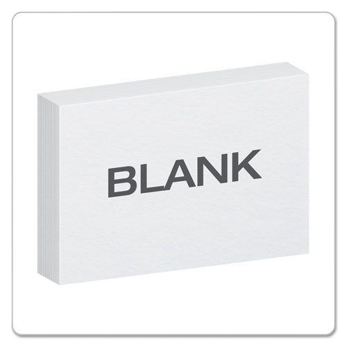 Image of Oxford 40EE Unruled Index Cards, 4 X 6, White, 100/pack