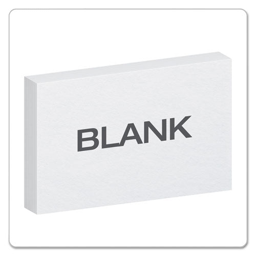 Image of Oxford 50EE Unruled Index Cards, 5 X 8, White, 100/pack
