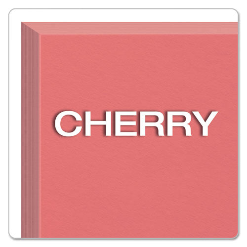 Image of Oxford 7320 CHE Unruled Index Cards, 3 X 5, Cherry, 100/pack