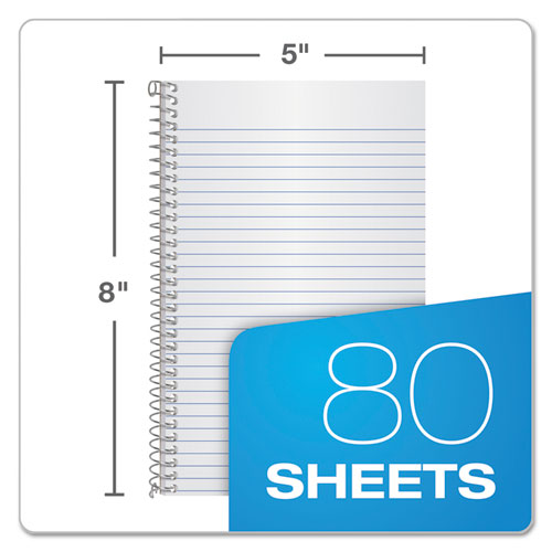 Image of Oxford 25-400R Earthwise by Oxford Recycled One-Subject Notebook, Narrow Rule, Green Cover, (80) 8 x 5 Sheets