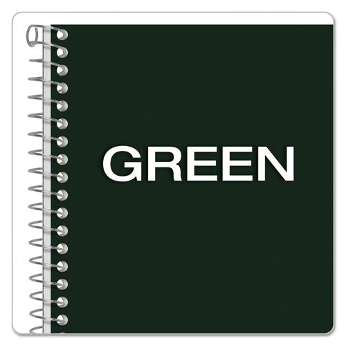 Image of Oxford 25-400R Earthwise by Oxford Recycled One-Subject Notebook, Narrow Rule, Green Cover, (80) 8 x 5 Sheets