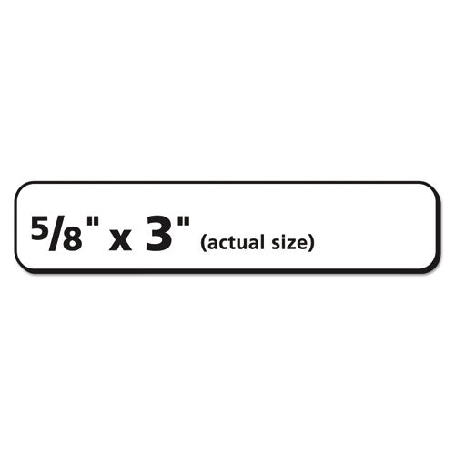 Image of Avery® 06577 Durable Permanent Id Labels With Trueblock Technology, Laser Printers, 0.63 X 3, White, 32/sheet, 50 Sheets/pack
