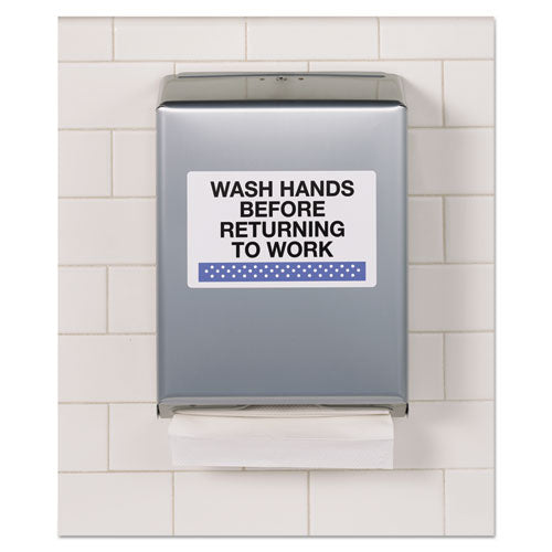Image of Avery® 06579 Durable Permanent Id Labels With Trueblock Technology, Laser Printers, 5 X 8.13, White, 2/sheet, 50 Sheets/pack
