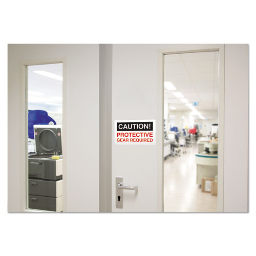 Image of Avery® 06579 Durable Permanent Id Labels With Trueblock Technology, Laser Printers, 5 X 8.13, White, 2/sheet, 50 Sheets/pack