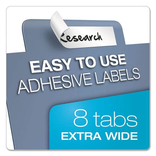 Image of Cardinal® 84251 Tabloid-Size Poly Index Divider, 8-Tab, 11 X 17, Assorted, 1 Set
