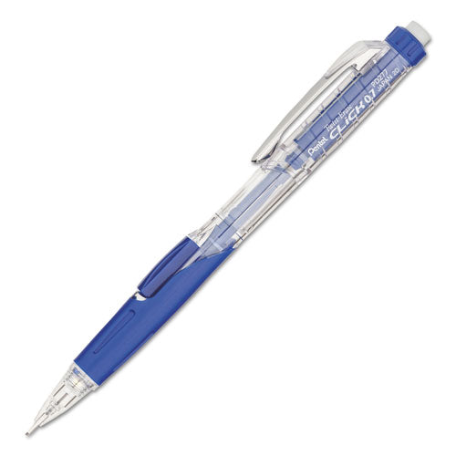 Image of Pentel® PD277TC Twist-Erase CLICK Mechanical Pencil, 0.7 mm, HB (#2), Black Lead, Blue Barrel