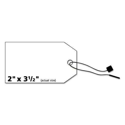 Image of Avery® 22802 Printable Rectangular Tags with Strings, 2 x 3.5, Matte White, 96/Pack