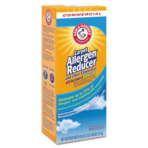 Image of Arm & Hammer Carpet And Room Allergen Reducer And Odor Eliminator, 42.6 Oz Box, 9/carton
