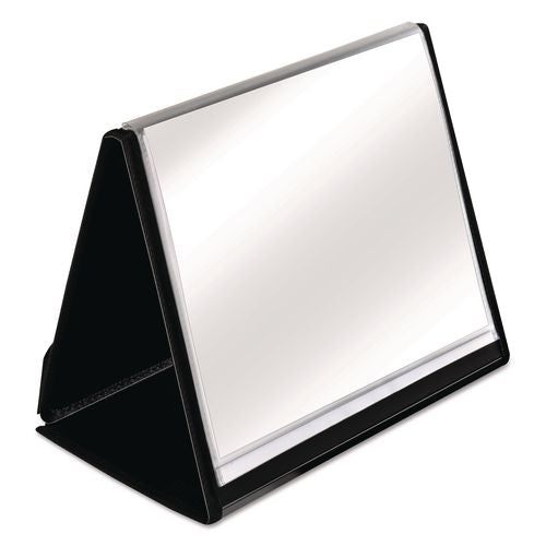 Image of Cardinal® 52132 Showfile Horizontal Display Easel, 20 Letter-Size Sleeves, Black