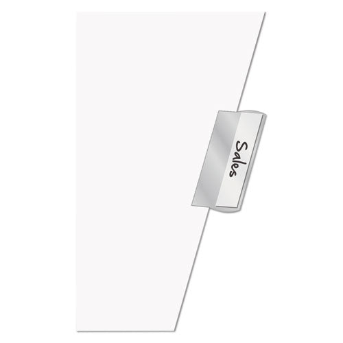Image of CardinalÂ® Paper Insertable Dividers, 5-Tab, 11 x 17, White, Clear Tabs, 1 Set