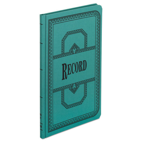 Image of Boorum & Pease® 66-150-R Account Record Book, Record-Style Rule, Blue Cover, 11.75 X 7.25 Sheets, 150 Sheets/book