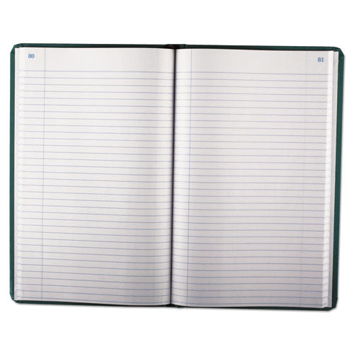 Image of Boorum & Pease® 66-150-R Account Record Book, Record-Style Rule, Blue Cover, 11.75 X 7.25 Sheets, 150 Sheets/book