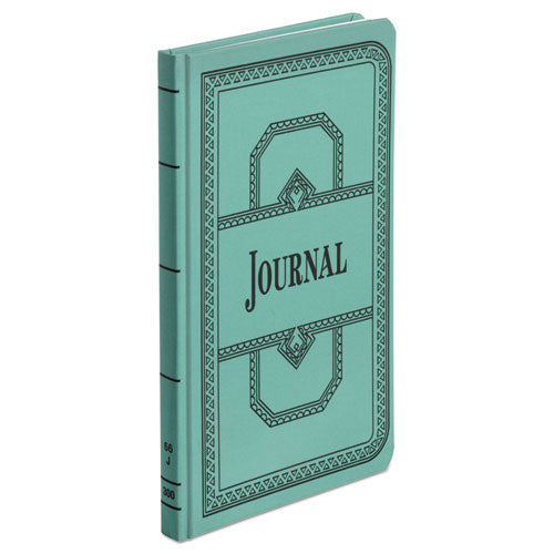 Image of Boorum & Pease® 66-300-R Account Record Book, Record-Style Rule, Blue Cover, 11.75 X 7.25 Sheets, 300 Sheets/book