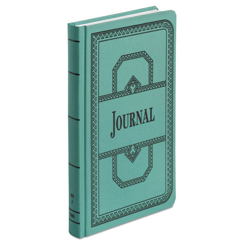 Image of Boorum & Pease® 66-500-R Account Record Book, Record-Style Rule, Blue Cover, 11.75 X 7.25 Sheets, 500 Sheets/book