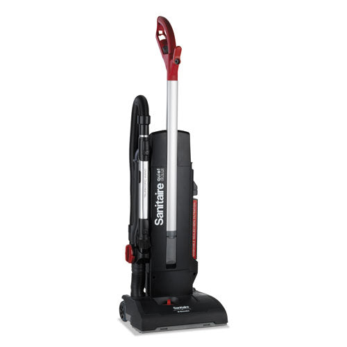 Image of SanitaireÂ® Multi-Surface Quietclean Two-Motor Upright Vacuum, 13" Cleaning Path, Black