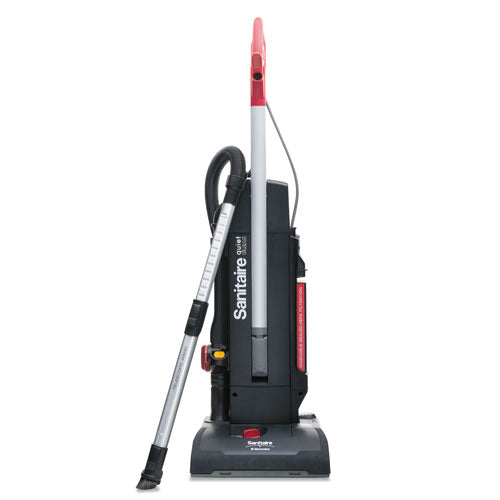 Image of SanitaireÂ® Multi-Surface Quietclean Two-Motor Upright Vacuum, 13" Cleaning Path, Black