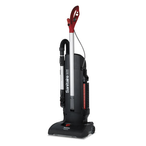 Image of SanitaireÂ® Multi-Surface Quietclean Two-Motor Upright Vacuum, 13" Cleaning Path, Black