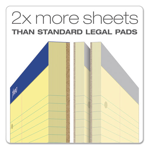 Image of Ampad® 20-246 Double Sheet Pads, Narrow Rule, (100) Canary Yellow 8.5 x 11 Sheets