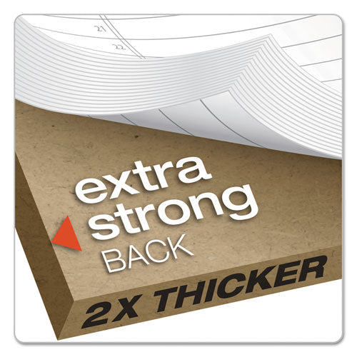 Image of Ampad® 20-811 Gold Fibre Wirebound Project Notes Pad, Green Cover, Project-Management Format, (70) White 8.5 x 11 Sheets