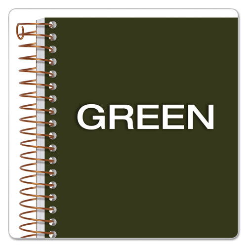 Image of Ampad® 20-801R Gold Fibre Personal Notebooks, 1-Subject, Medium/College Rule, Classic Green Cover, (100) 7 x 5 Sheets