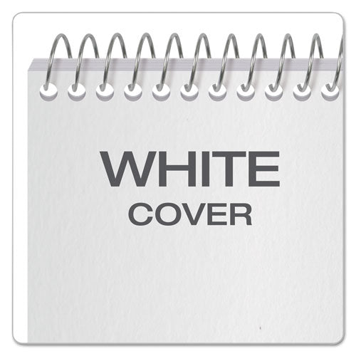 Image of Ampad® 25-280R Earthwise by Ampad Recycled Reporter's Notepad, White Cover, Gregg Rule, (70) White 4 x 8 Sheets