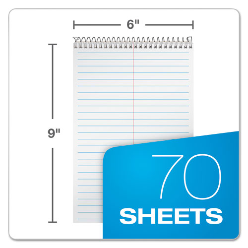 Image of Ampad® 25-472 Steno Pads, Tan Cover, Gregg Rule, (70) White 6 x 9 Sheets