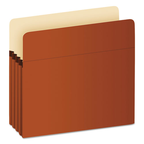 Image of Pendaflex® E1524E Earthwise by Pendaflex Recycled File Pockets, 3.5" Expansion, Letter Size, Red Fiber