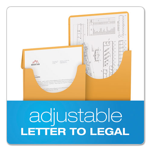 Image of Pendaflex® J044 Expandable Kraft Retention Jackets, Straight Tab, Letter/legal Size, Brown, 100/box