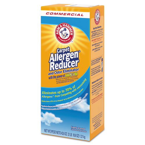Image of Arm & Hammer Carpet And Room Allergen Reducer And Odor Eliminator, 42.6 Oz Box, 9/carton