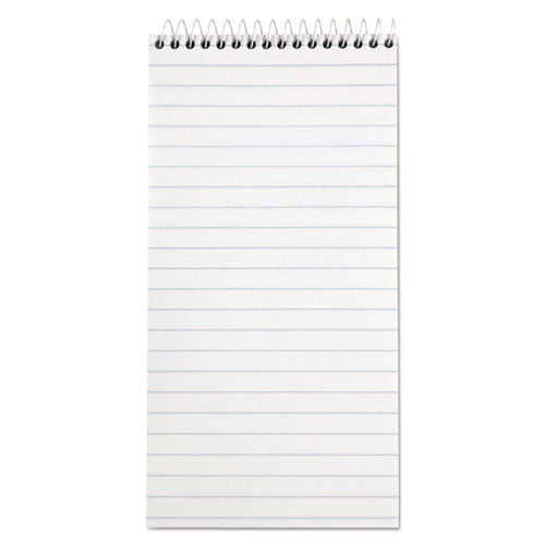Image of TOPS 8030 Reporter's Notepad, White Cover, Wide/Legal Rule, (70) White 4 x 8 Sheets, 12/Pack