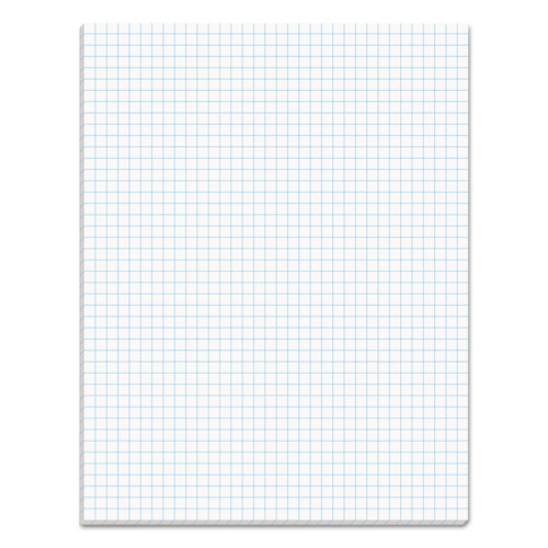 Image of TOPS 33041 Quadrille Pads, Quadrille Rule (4 sq/in), (50) White 8.5 x 11 Sheets